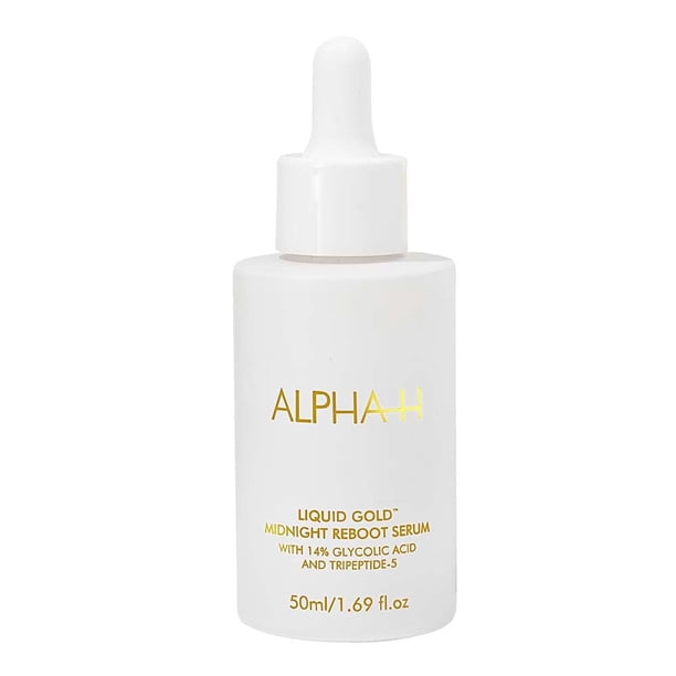 Sérum Facial Alpha-H Midnight Reboot con 14% de Ácido Glicólico 50 ml