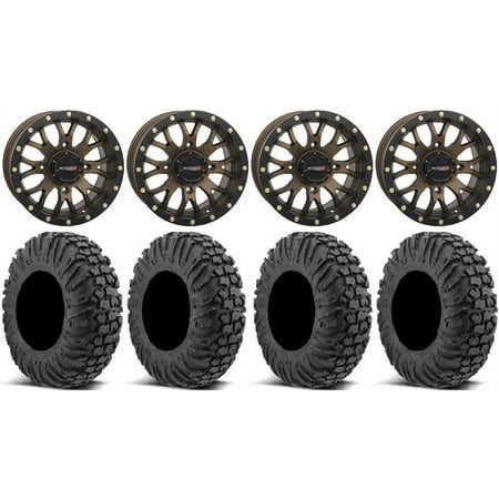 System 3 ST-3 Bronze 14 Wheels 32 MotoVator Tires Kawasaki Teryx Mule System 3 ST-3 Bronze 14 Wheels 32 MotoVator Tires Kawasaki Teryx Mule