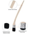 thumbnail image 4 of Unique Bargains 16' Length 1.5' Width Bristle with Long Wood Handle Black Bent Radiator Paint Brush, 4 of 5