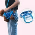 thumbnail image 4 of Pet Dogs Cats Carrier Backpack  Breathable Outdoor Travel Leg Out Shoulder Hand Bag  Dog Harness And Leash Set, 4 of 7