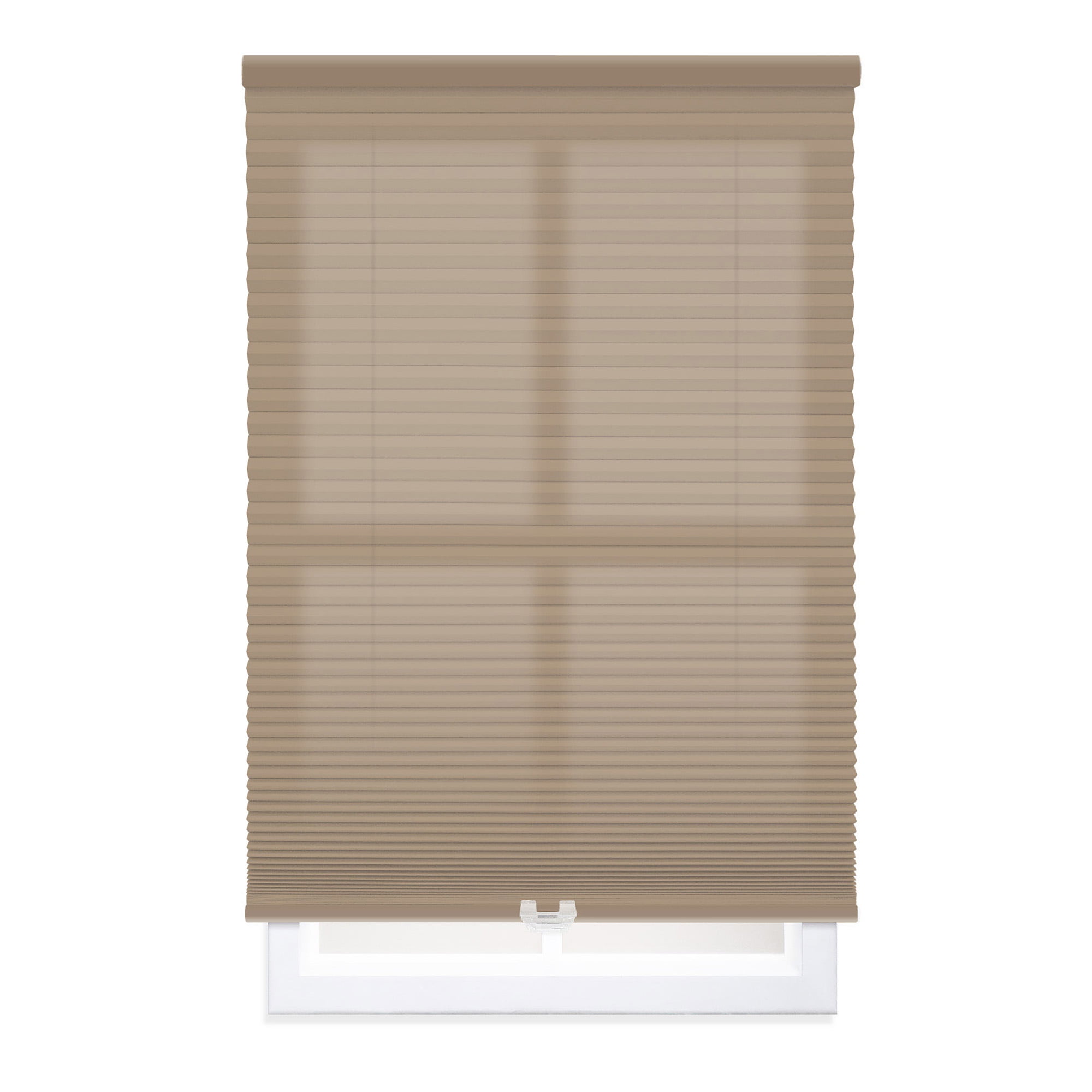 Regal Living Light Filtering Cordless Cellular Shade, Latte - 37" W x 48" L
