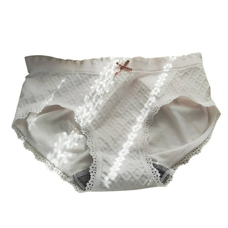 

Lace Underwear for Women Jacquard Panties Breathable Comfortable Cotton Bottom Panties Seamless Glare Triangle Panties Comfy Knickers
