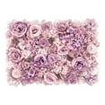 thumbnail image 4 of Panel de flores artificiales para decoración de pared, fondo de rosas para bodas, fiestas y eventos. Estilo D, 4 of 9