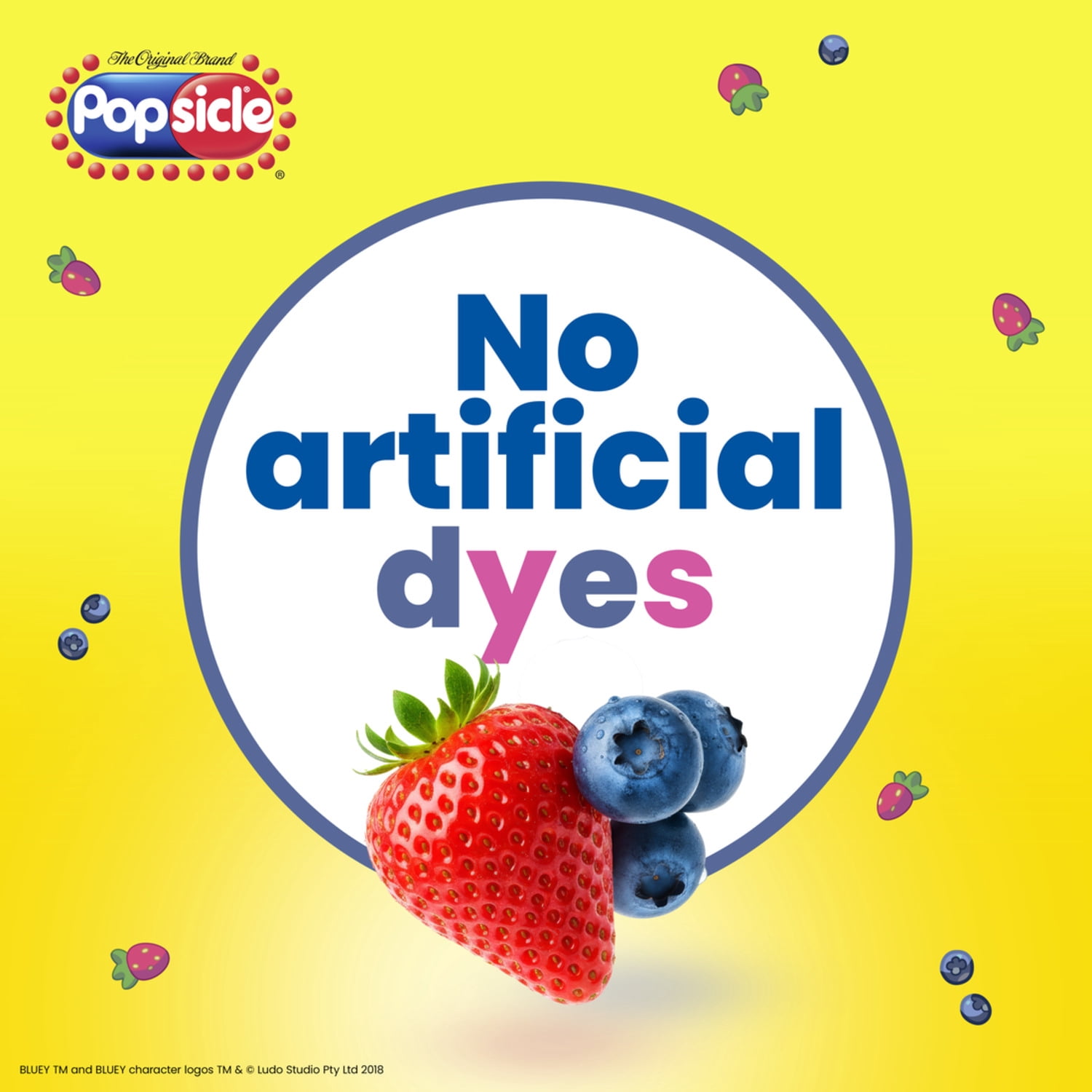 Popsicle Ice Cream Bluey Facepiece 6 PK