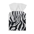 thumbnail image 2 of Psesaysky PU Leather Waterproof Tissue Box Holder, Square Napkin Facial Tissues Boxes Dispenser, Zebra Stripes Home Office Car Tissue Holder Decorative Container, 2 of 7