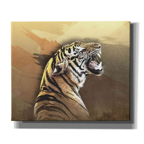 Epic Graffiti 'Wildness Tiger' by Karen Smith, Canvas Wall Art, 24"x20"