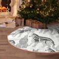 thumbnail image 6 of Kdxio German Shepherd Dog Print Christmas Tree Skirt Christmas Xmas Tree Skirts Mat for New Year Holiday Christmas Party Decorations-36", 6 of 7