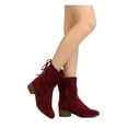 thumbnail image 6 of New Women Breckelles Houston-13 Faux Suede Round Toe Drawstring Boot, 6 of 6