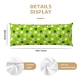 thumbnail image 3 of Balery St Patrick's Day7 Funda Protectora para Almohada Corporal de Algodón Hipoalergénico con Cierre(55 x 21 pulgadas), Almohadas No Incluidas, 3 of 7
