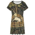 thumbnail image 3 of The Unicorn Is in Captivity And No Longer Dead Short Sleeve Dress Women Summer Evening Dresses Ladies Sundress, 3 of 7