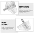 thumbnail image 4 of Bracket Peg for Garden Bookshelf Shelf Peg Cabinet Support Peg Shelf Pegs Pin Shelf Nails Plastic 1.6X1CM 100 Pcs, 4 of 6