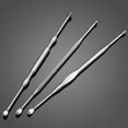thumbnail image 2 of MasteelfCA 3PCS Sturdy Stainless Steel Ear Pick Practical Double-headed Ear Scoop (Silver), 2 of 7