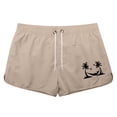 thumbnail image 2 of WILLBEST Short de Plage Imprimé Arbre de Coco en Polyester pour Hommes Sports Mode Loisirs Voyage, 2 of 3