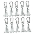 thumbnail image 4 of 10x Clavijas de anclaje Cola para cubierta Anclajes para tienda de campaña tensor de cuerda Plata Anclajes de tienda de espina de pescado, 4 of 8