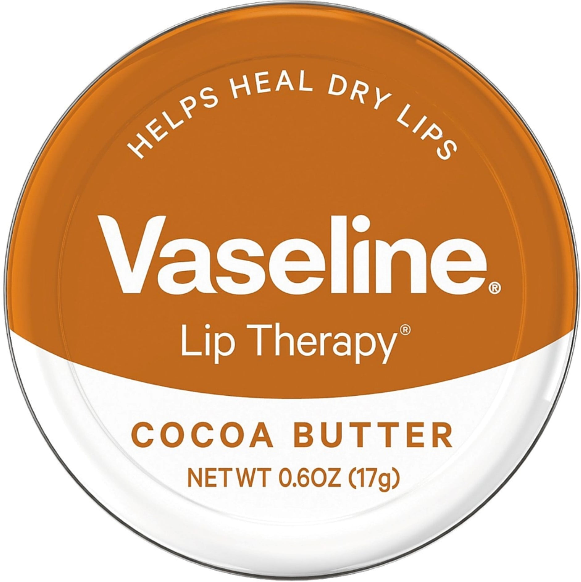 Vaseline Therapy Lip Balm, Cocoa Butter 0.6 oz (Pack of 2)