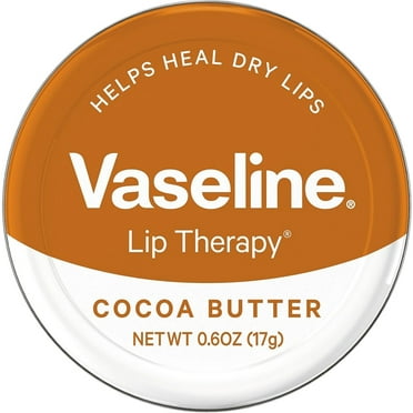 Vaseline Therapy Lip Balm, Cocoa Butter 0.6 oz (Pack of 2)