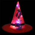 thumbnail image 3 of ITFABS Halloween Witch Hat with Light, Cosplay Costume Horror Atmosphere, 3 of 6