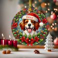 thumbnail image 3 of Personalized Brittany Spaniel Stained Glass Style Ornaments, Brittany Spaniel Lovers Ornament, Customized Name Brittany Spaniel Ornament for Xmas 2025, Keepsake Gift for Friends Family Dog Lover, 3 of 7