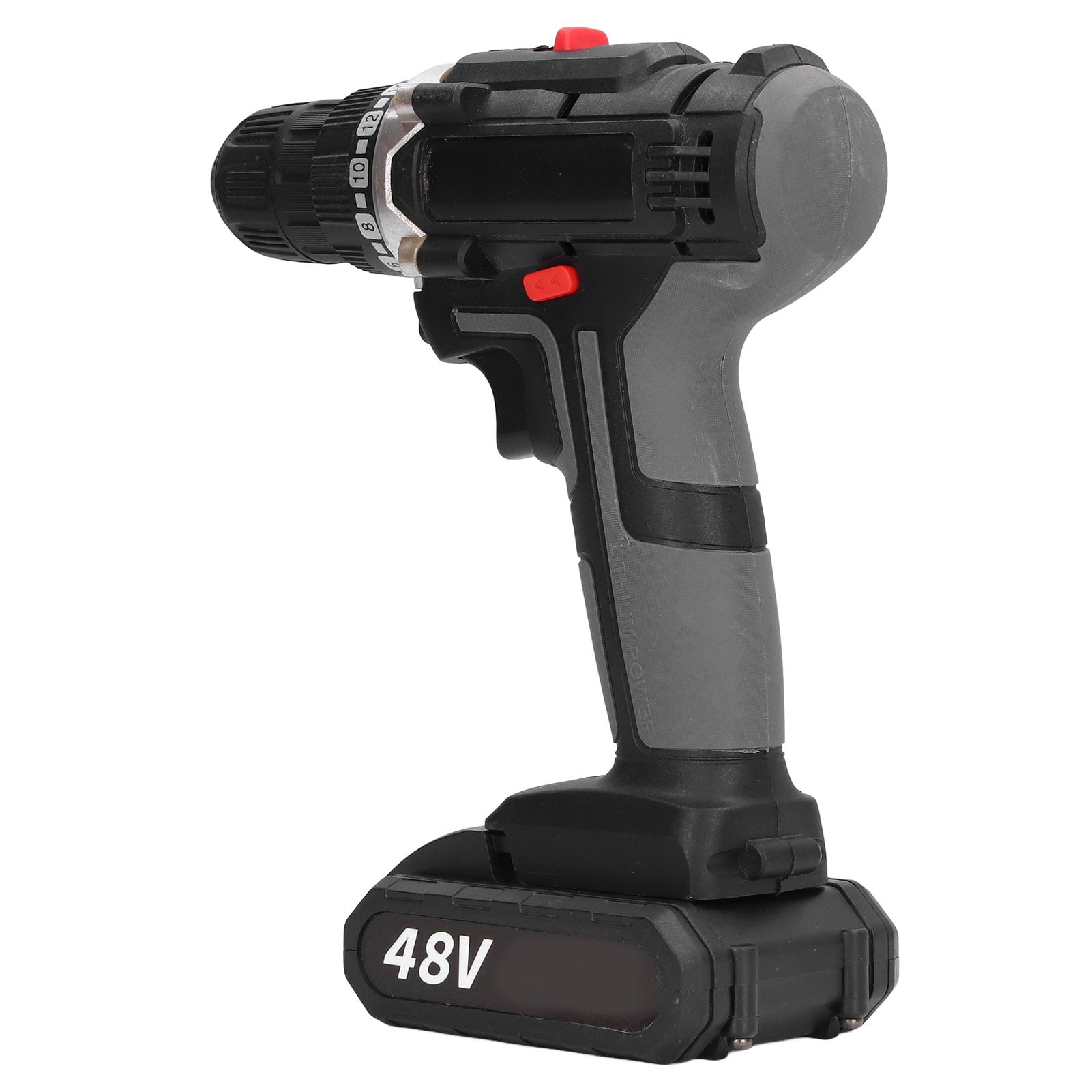 Cordless Drill Set, Brushless Electric Screwdriver with LED Light and Variable Speed Control, 2 Batteries Included, for Wood Aluminum Steel Drilling