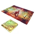 thumbnail image 3 of Tapiz de Pared Jadeshay con Patrón de Yoga de Bosque Materiales Ecológicos, 3 of 8