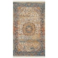 thumbnail image 6 of SAFAVIEH Vintage Persian Trina Traditional Polyester Runner Rug, Blue/Multi, 2'2" x 12', 6 of 9