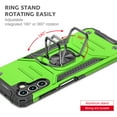 thumbnail image 6 of Xhy Samsung Galaxy A13 5G Case with Screen Protector Shockproof Ring Stand Cover Magnetic Metal Kickstand Holder Drop Protection [Green], 6 of 7