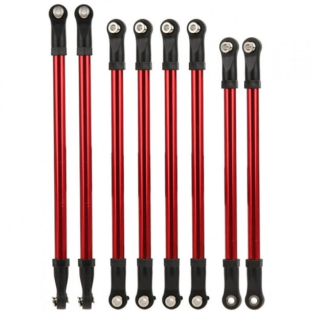 Barra de Enlace, 8pcs/Set de Aleación de aluminio Con Varilla de Metal Suave Para El Rastreador SCX10