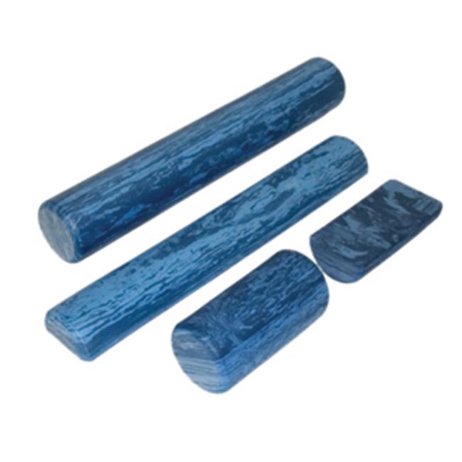 6 x 12 in. EVA Foam Extra Firm Half Round Roller Blue