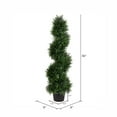 thumbnail image 3 of Vickerman 3' Artificial Potted Green Cedar Spiral Tree., 3 of 6