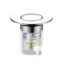 Universal Bathroom Sink Stopper with Hair Catcher, for 1 1 /4" ~1 1/2" Inch Drain Hole, Spring Core Bathtub Drain Cover, Pop Up Sink Plug Basin Drain Strainer