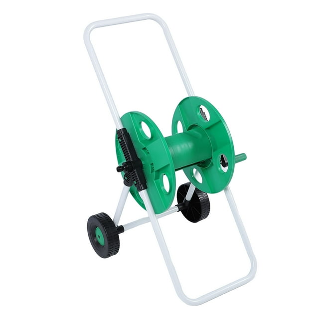 Water Hose Reel Cart, Water Hose Storage Cart Wheels for Garden