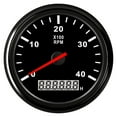 thumbnail image 1 of 85mm Car Boat Tacho Sensor Marine Tacho Meter with LCD Hourmeter 3000 4000 6000 8000 RPM Boat Tachometer 12V/24V Red Backlight ,Wide Applicability, 1 of 7