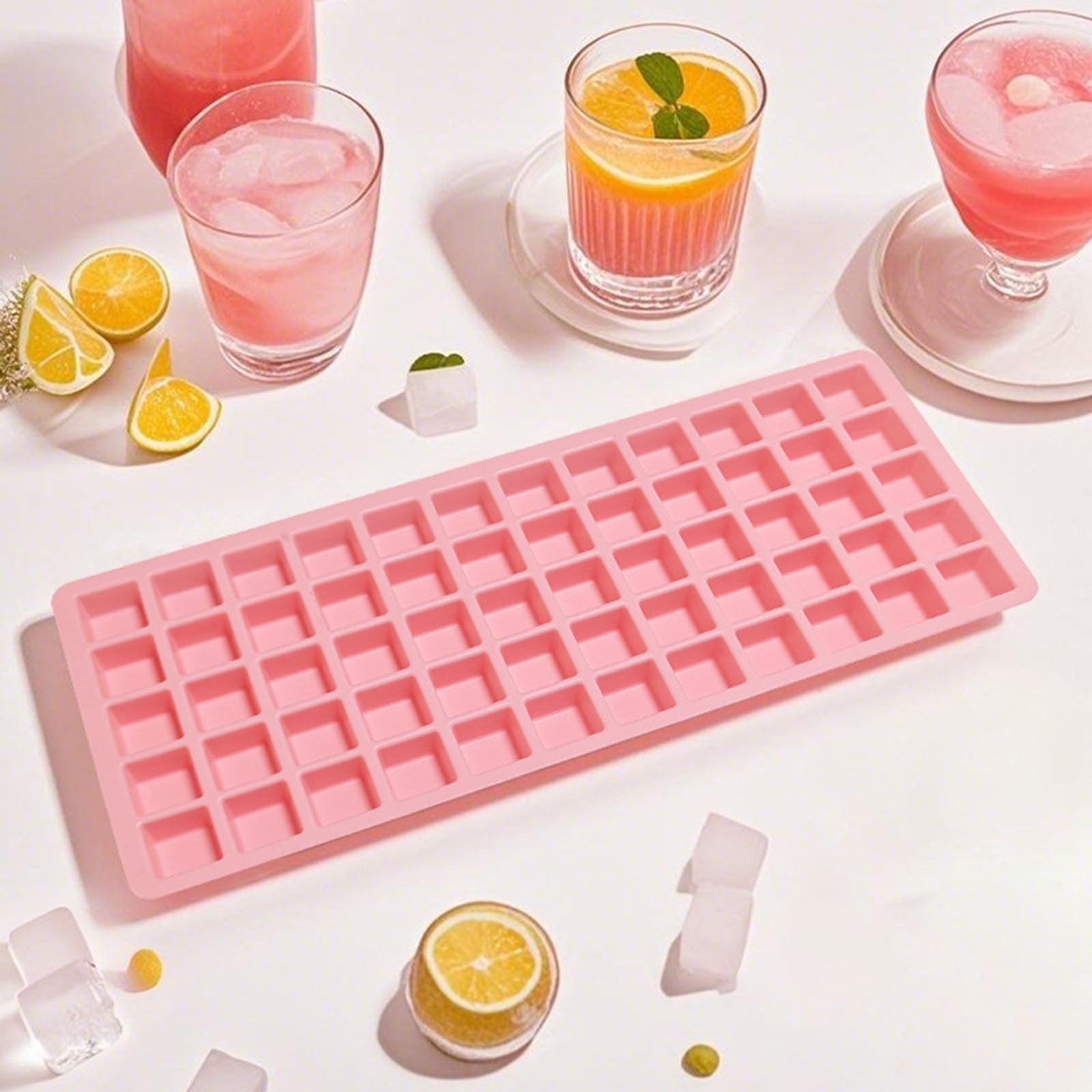 Silicone Food Molds for Freeze Dryer - Medium Square 60 Grid Trays for Fruits, Vegetables & Cake - Multi-Use Freeze Drying Accessories & Ice Cube Tray for Homemade Cubes