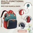 thumbnail image 4 of Mochila para pañales Noiclub Multicolor para niñas y niños, 4 of 6