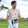 thumbnail image 3 of Polo Shirts for Men, Cartoon Cow Cuteness Casual Mens Polo Shirts Short Sleeve Button Down Classic Mens Golf Polo Shirts, 3 of 7