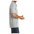thumbnail image 3 of Mafoose Mens Core Blend Jersey Knit Male Polo Ash 3XL, 3 of 6