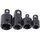 thumbnail image 3 of Set of 4pcs 1/2", 3/8", 1/4" Increaser and Reducer Adapters for Sockets to Keys, 3 of 4