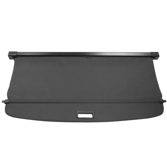 Ikon Motorsports Cargo Cover Compatible With 2016-2022 Benz GLC250 GLC300 GLC300e GLC350e GLC43 AMG (Not Fit Coupe) PVC & Aluminum Rod Black Security Rear Trunk Cover Security Retractable Shield