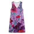 thumbnail image 7 of QUNYINEY Sleeveless Sun Dresses for Women 2026 A Line Beach Mini Floral Tank Dress Vacation with Pockets V Neck Casual Loose Fit Dresses, 7 of 7