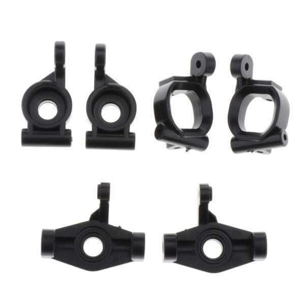 2x6pcs RC 1:14 Hub Crier Upgrade Pts Negro pa WLtoys 144001 Coche Sunnimix Portaequipajes RC Car C