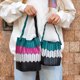 thumbnail image 2 of Nuevo bolso geométrico de gran capacidad para mujer, bolso de mano plegable con diseño geométrico de marca de lujo, 2 of 4