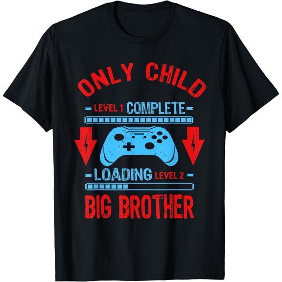 Big Brother Level Looding, Only For Children, Complete Boys T-Shirt , Vintage T-Shirt