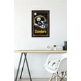 thumbnail image 6 of NFL Pittsburgh Steelers - Neon Helmet 23 Wall Poster, 14.725" x 22.375" Framed, 6 of 6