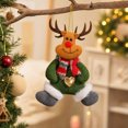 thumbnail image 2 of JHRGJIO Christmas Character Hanging Ornament with Heart Embellishment, Xmas Tree Pendant Accent, Festive Decor Display Christmas Decorations Indoor Outdoor Winter Decor, 2 of 7