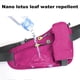 thumbnail image 4 of Riñonera de hidratación con cinturón para correr con soporte para botella de agua para hombres y mujeres, riñonera reflectante, rosa roja, 4 of 5
