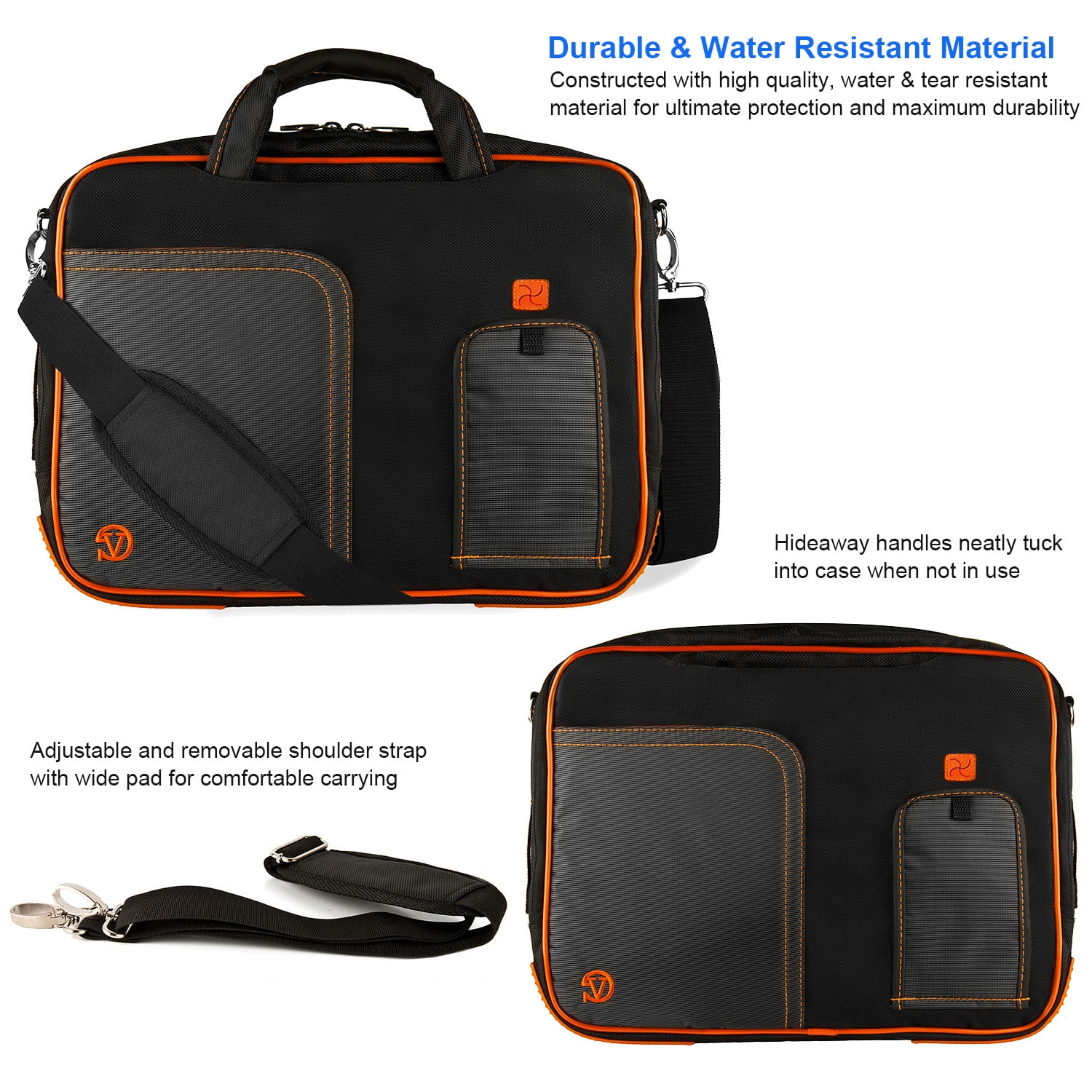 Laptop Messenger Bag 15.6 Inch Waterproof Travel Work School Shoulder Bag  Briefcase Handbag Sleeve Case for Men Women Macbook Notebook Chromebook