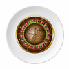 Realistic Casino Turntable Illustration Plate Decorative Porcelain Salver Tableware Dinner Dish
