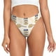 thumbnail image 1 of Balery Peanuts Tangas de Algodón para Mujer con Estampado – Ropa Interior Sexy, Transpirable, G-string-3X-Large, 1 of 4