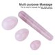 thumbnail image 4 of Set de huevos de Yoni, 4 piezas de masajeador + 3 piezas de cristal de cuarzo natural perforado Huevos de jade de piedra + 1 unidad de masajeador para mujeres Ejercicio para fortalecer(02) Ecomeon no, 4 of 6