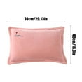 thumbnail image 3 of Oggfader Pillowcases Plushs Pillowcases For Winter Velvet Pillowcases Simples Embroidered Pillowcases Home Bedding Warm Plushs Pillowcases 18.90x29.13 Inch, 3 of 6